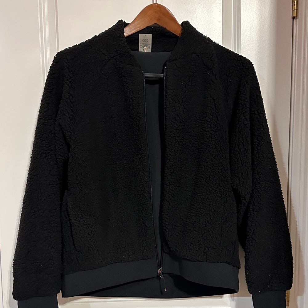 Calia by Carrie Underwood black fleece bomber - Never Worn
